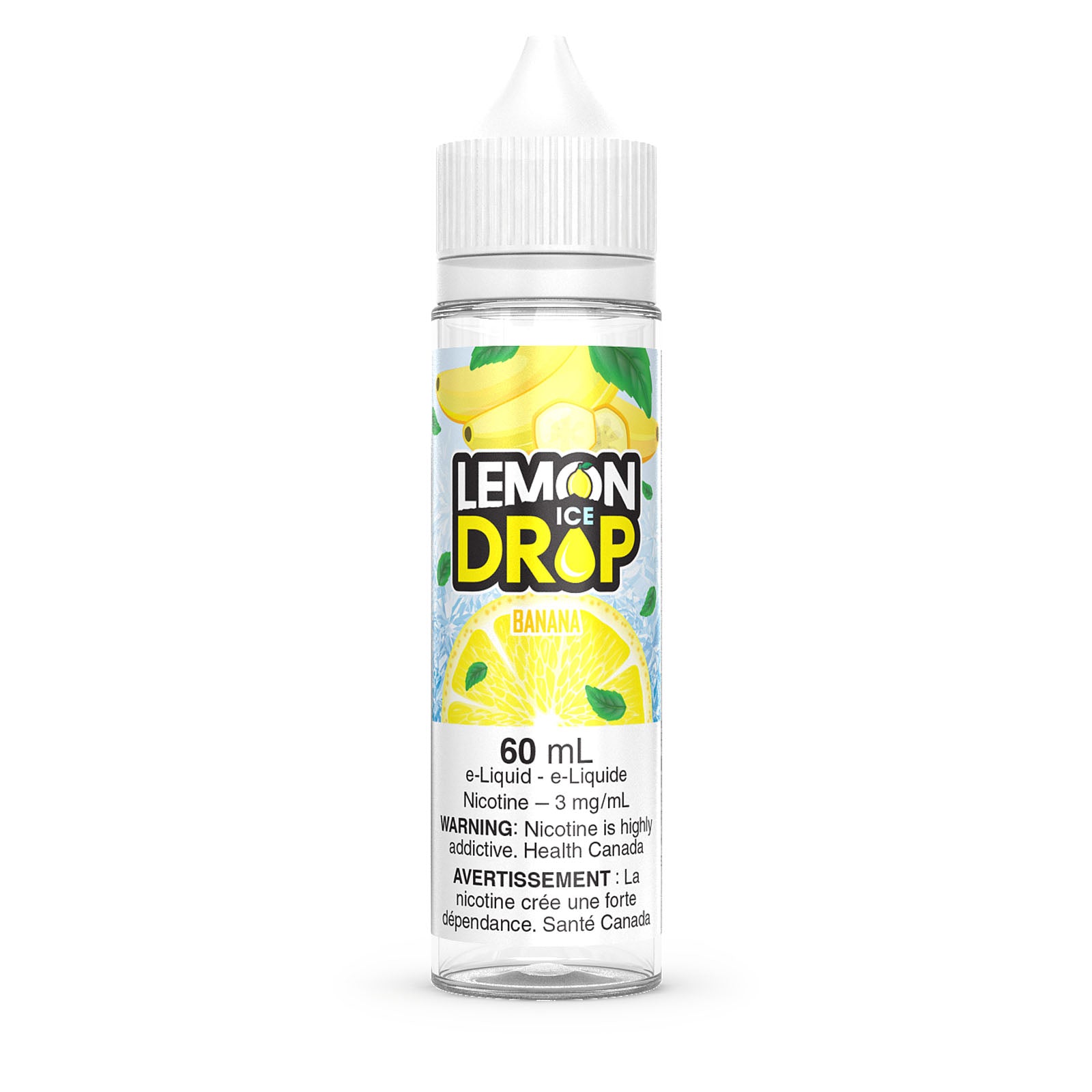 Lemon Drop ICE FreeBase 3mg/60mL E-Liquid Banana