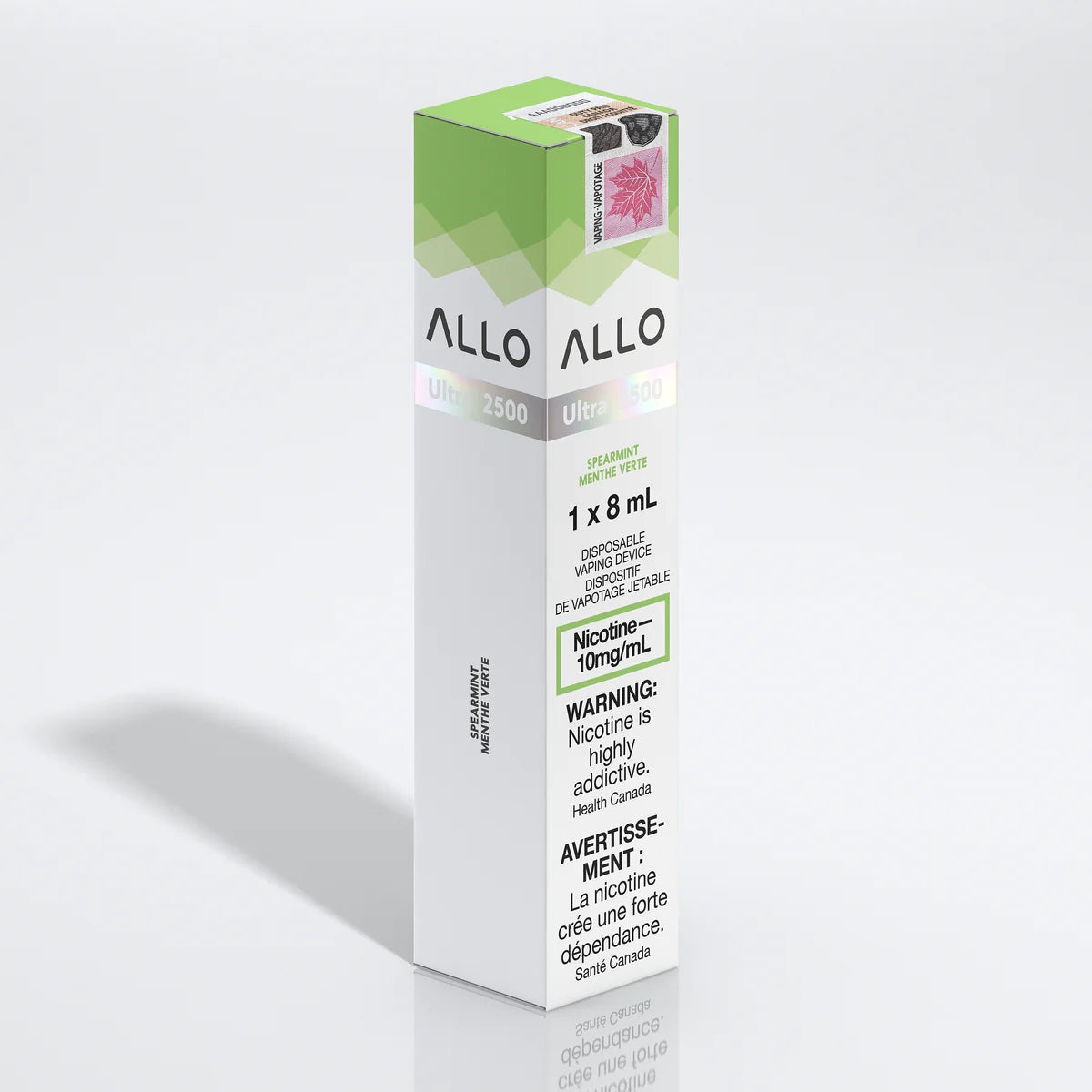 Allo ultra 2500 10mg disposable vape
