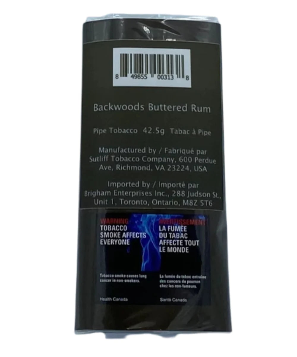 Backwood Pipe Tobacco Buttered Rum