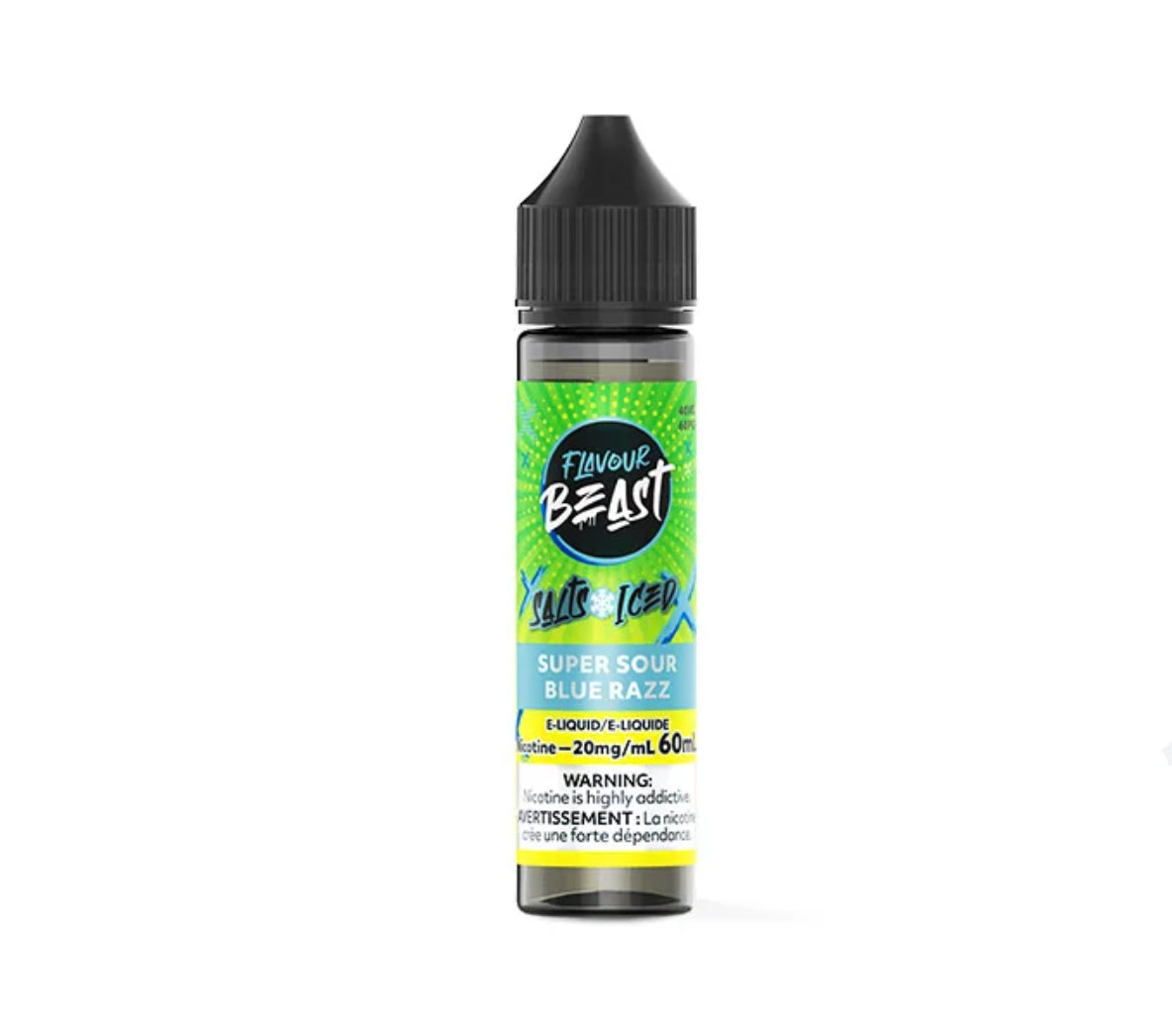 Flavour Beast Juice 20mg/60ml, Super Sour Blue Razz