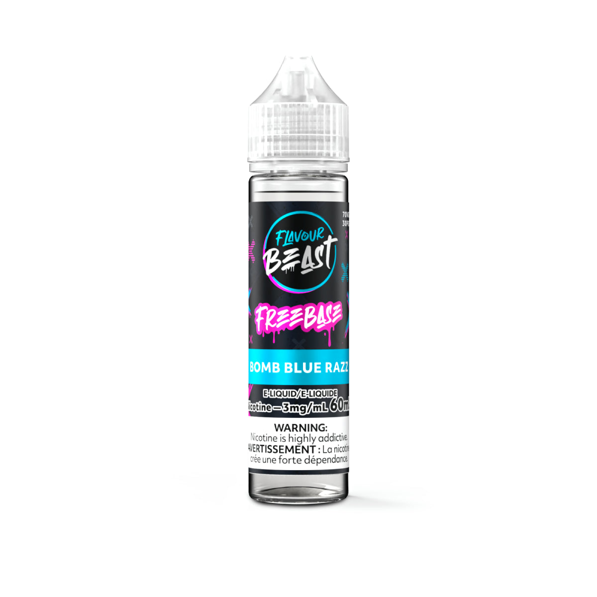 Flavour Beast-Freebase-E Juice-Bomb Blue Razz