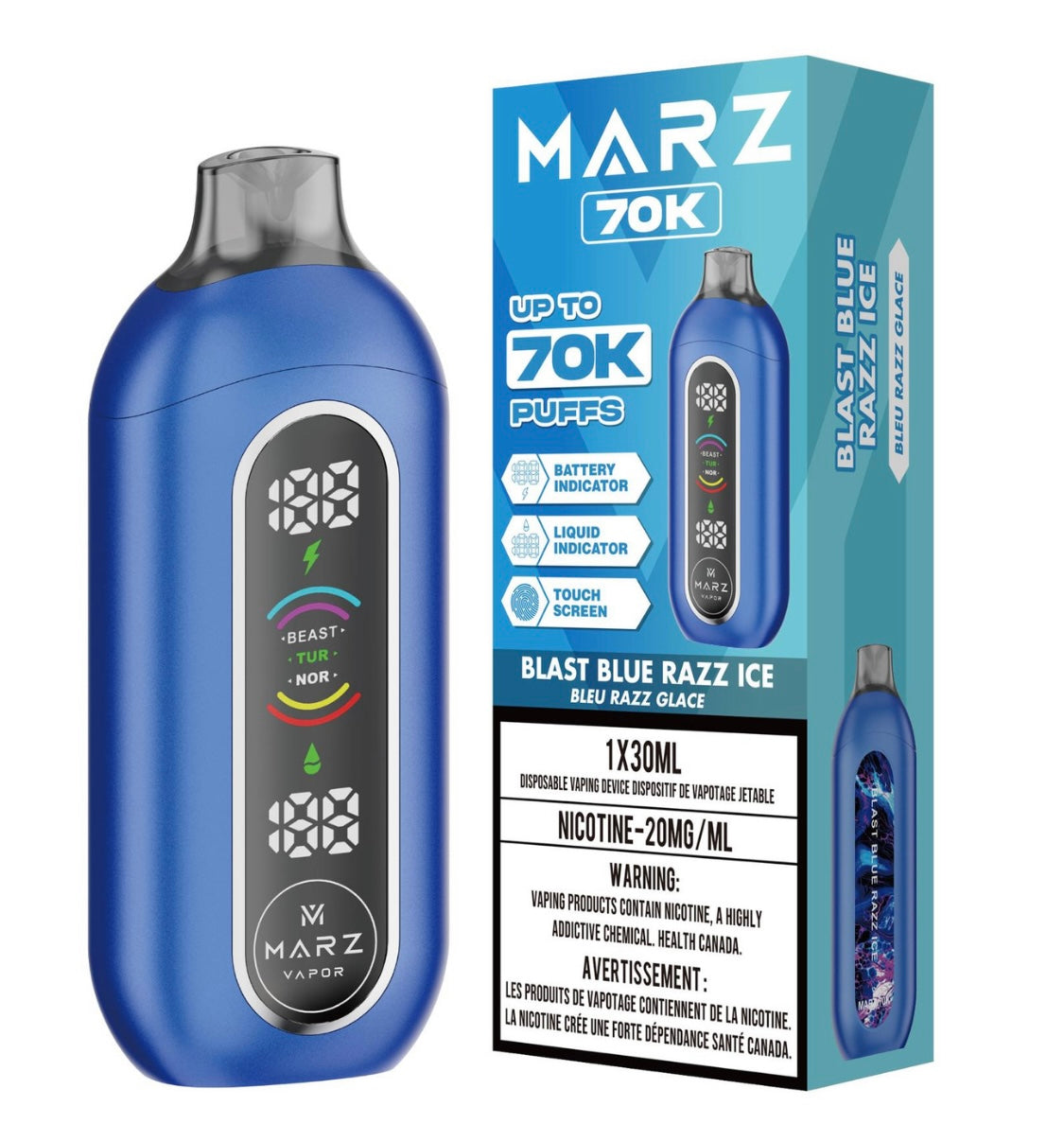 MARZ 70K Vape Zone & Smokers Accessories MARZ 70K Vape Zone & Smokers Accessories