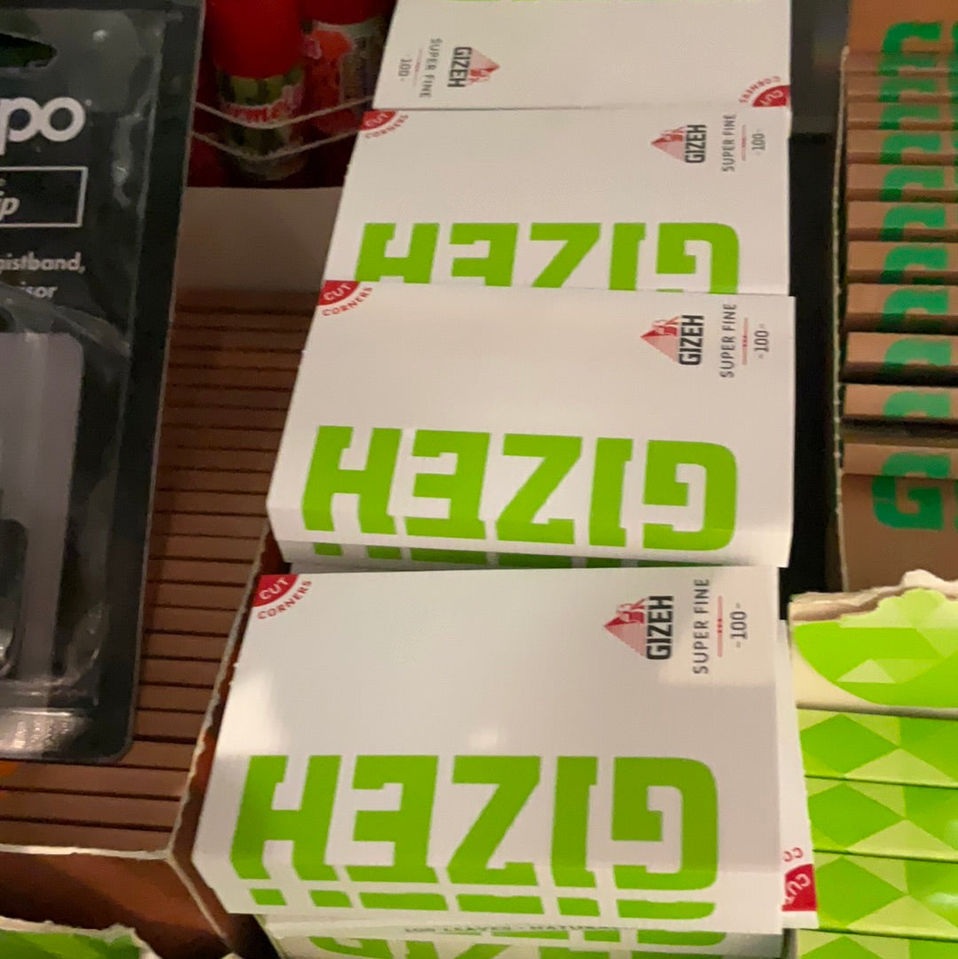 Gizeh Cut Corners Super Fine Papers 100 Pc Vape Zone & Smokers Accessories Gizeh Cut Corners Super Fine Papers 100 Pc Vape Zone & Smokers Accessories