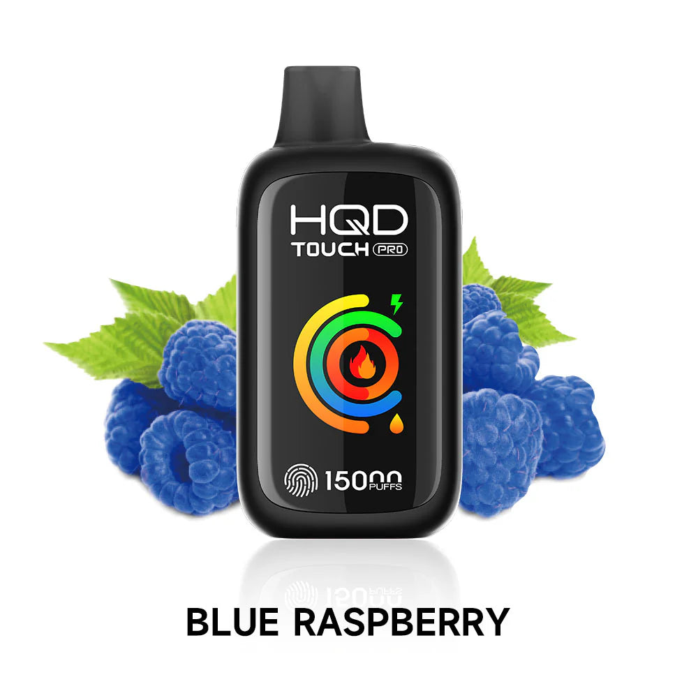 HQD Touch Pro 15000 Puffs Disposables Blue Raspberry