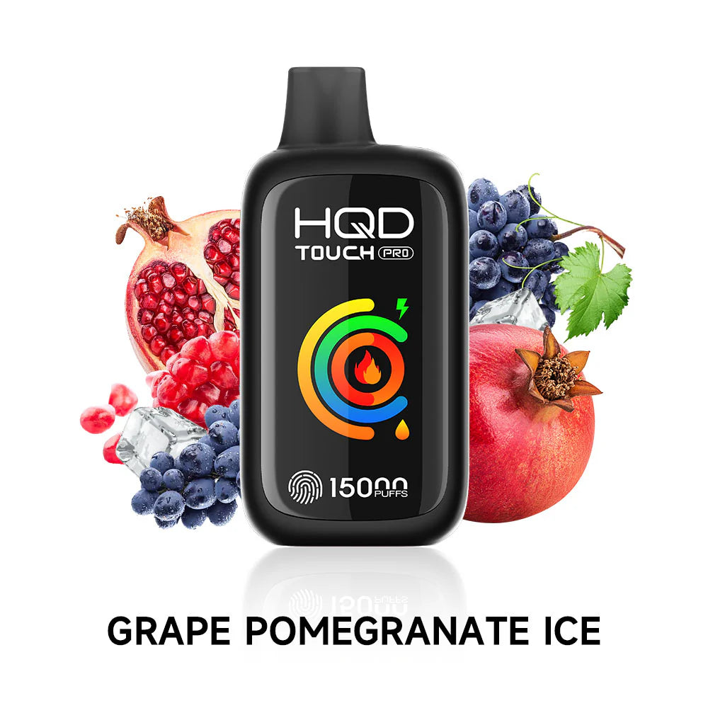 HQD Touch Pro 15000 Puffs Disposables Grape Pomegranate Ince