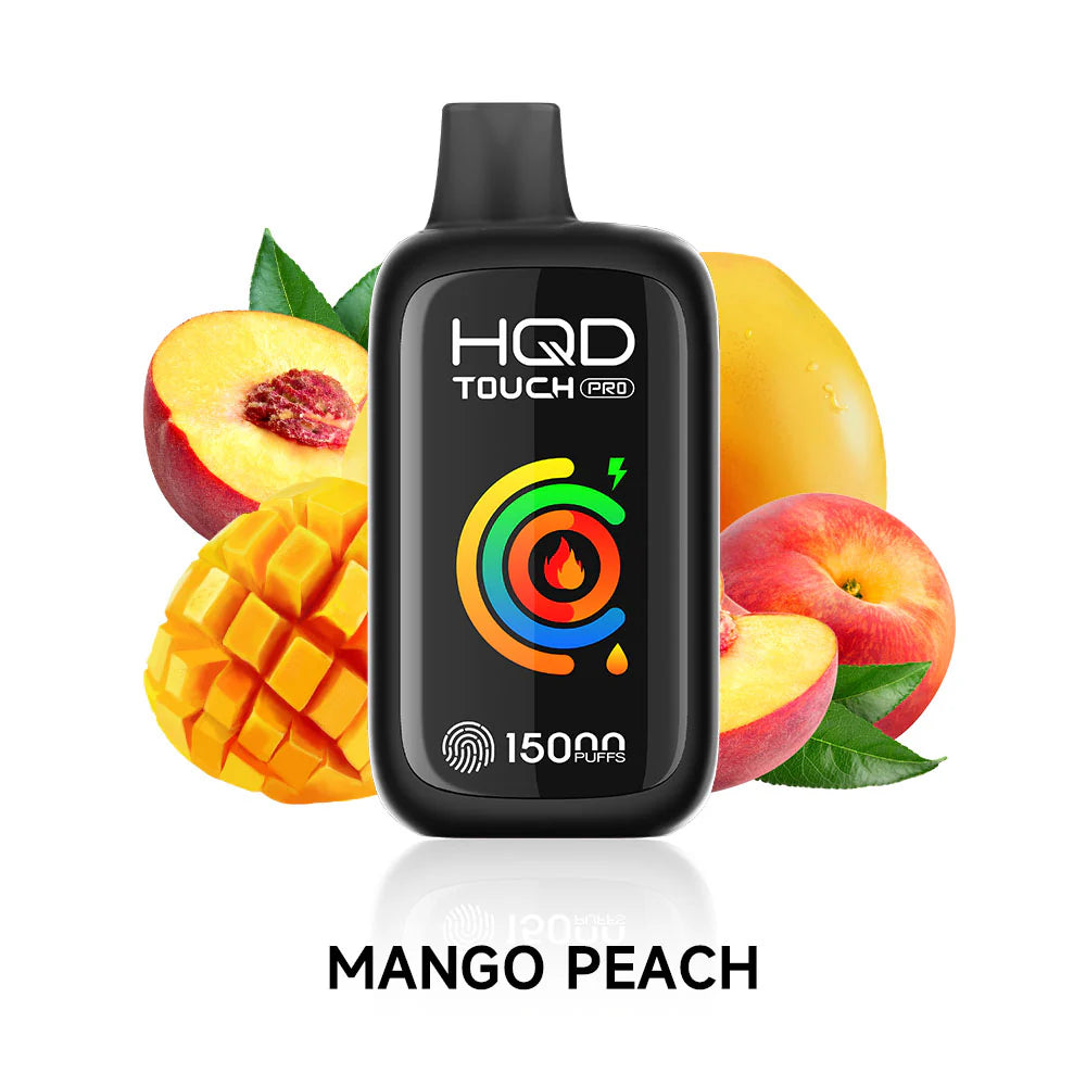 HQD Touch Pro 15000 Puffs Disposables Mango Peach