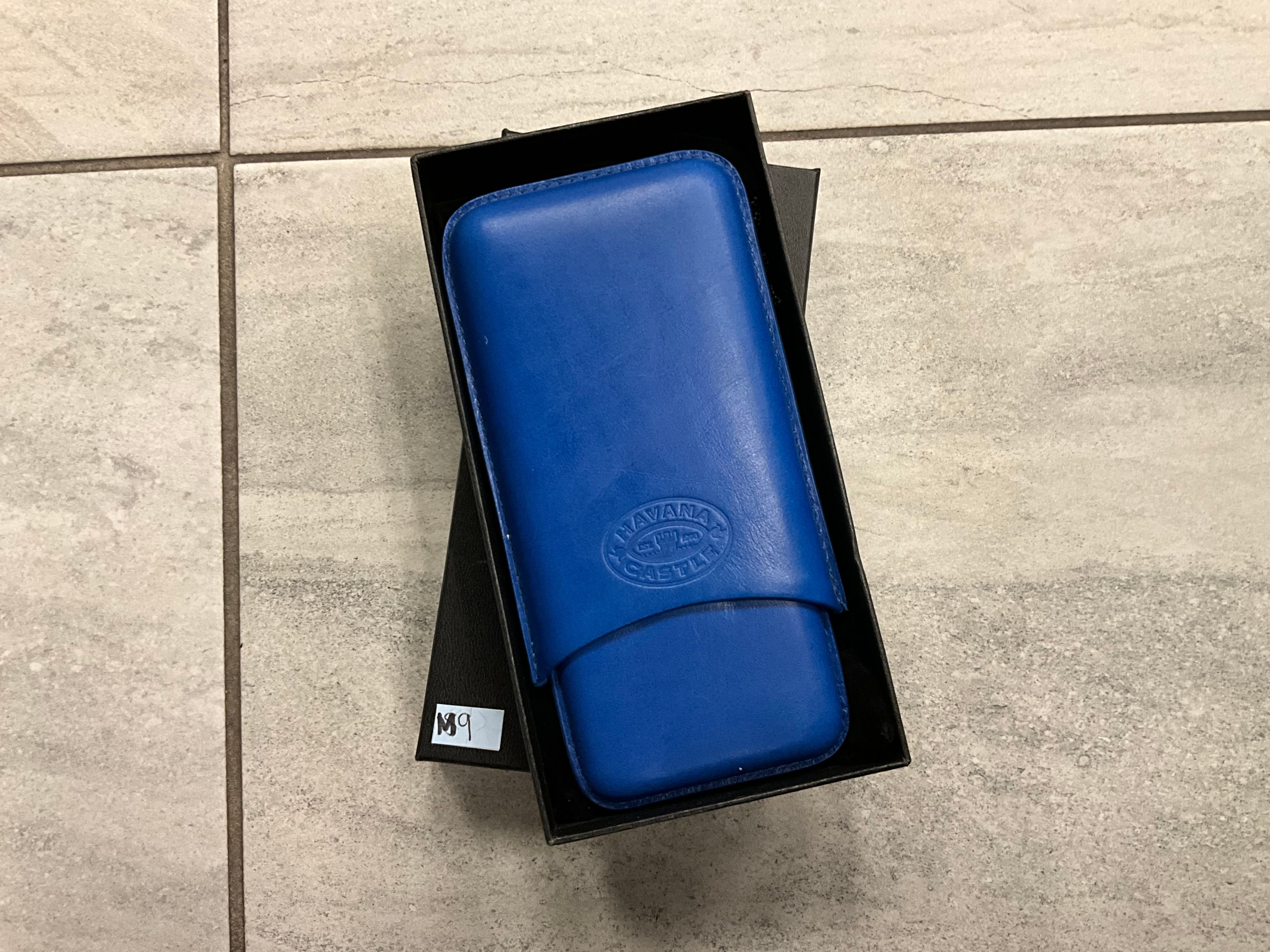 Havana-Castle-Cigar-Case-Blue-Medium