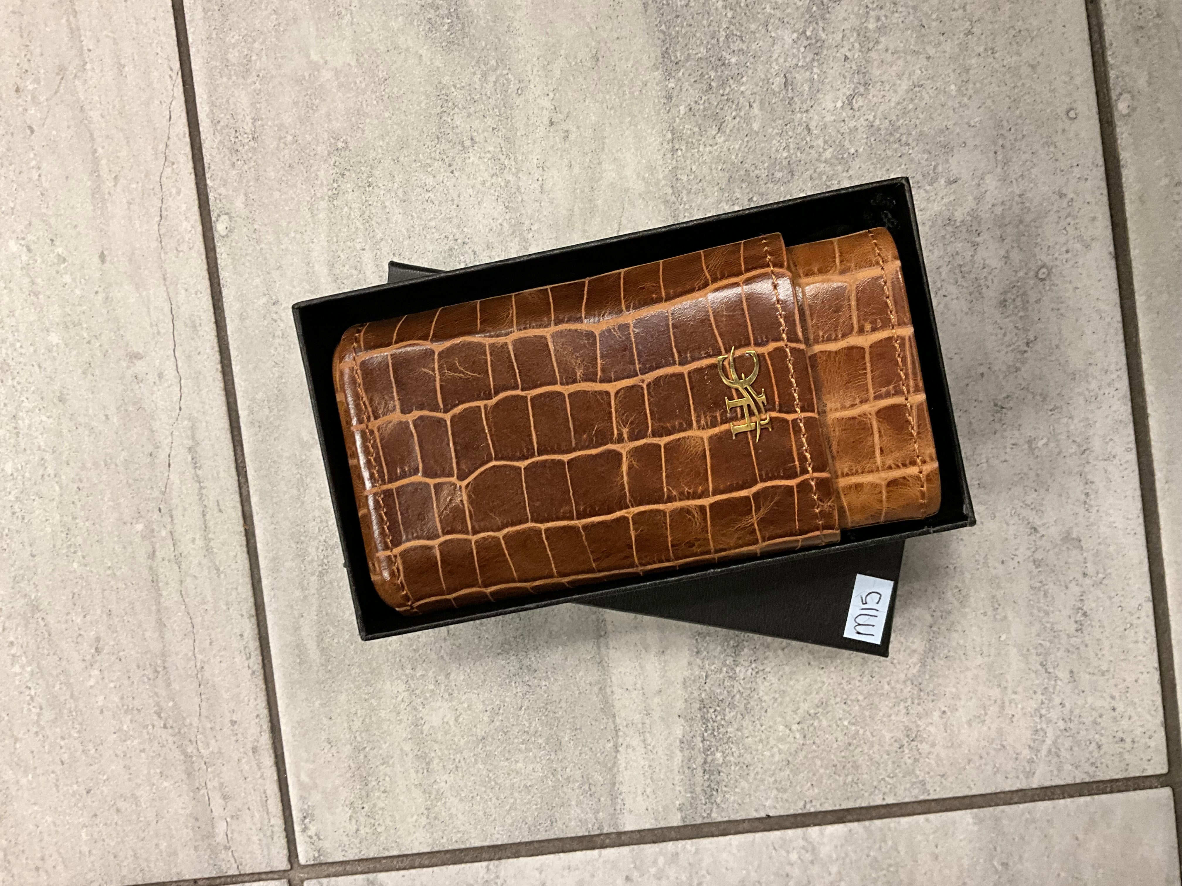 Havana-Castle-Cigar-Case-Brown-Leather-Medium