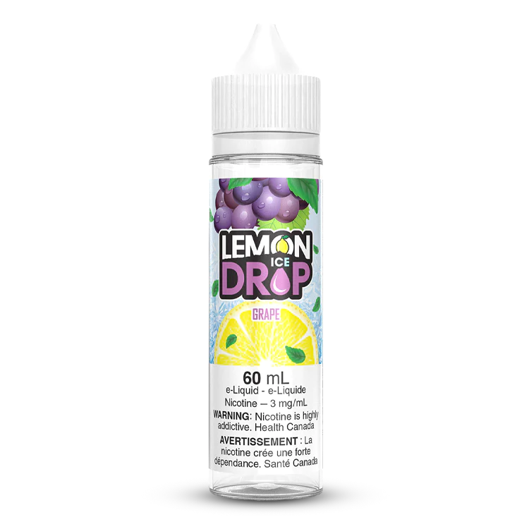Lemon Drop ICE FreeBase 3mg/60mL E-Liquid Grape