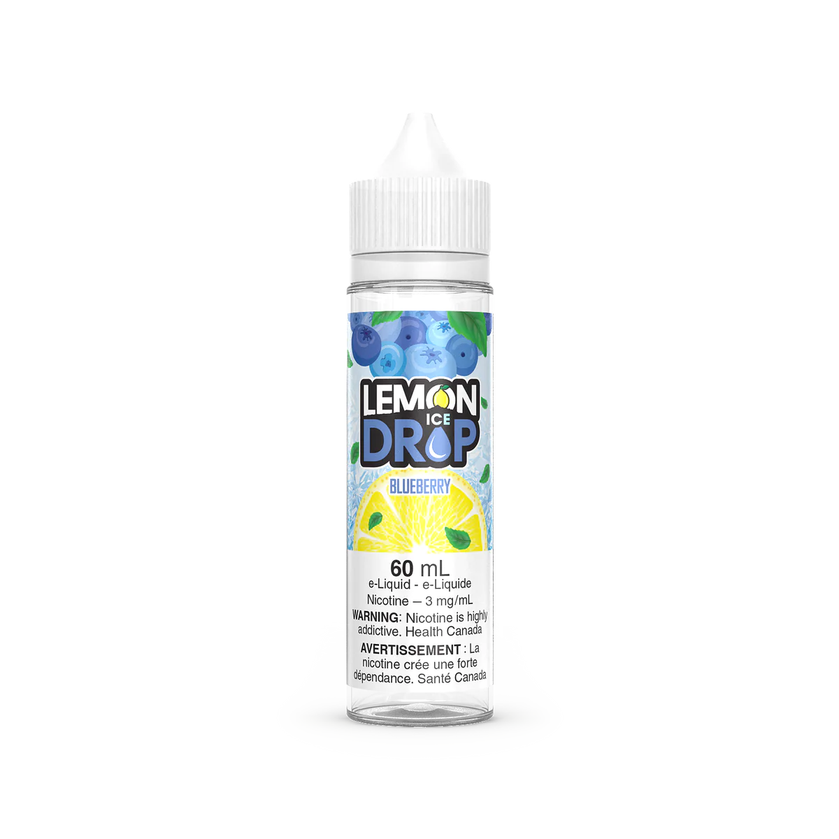 Lemon Drop ICE FreeBase 3mg/60mL E-Liquid Blueberry