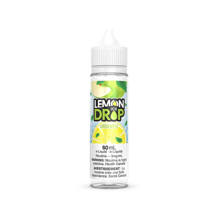Lemon Drop ICE FreeBase 3mg/60mL E-Liquid Green Apple