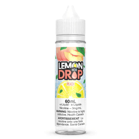 Lemon Drop ICE FreeBase 3mg/60mL E-Liquid Peach