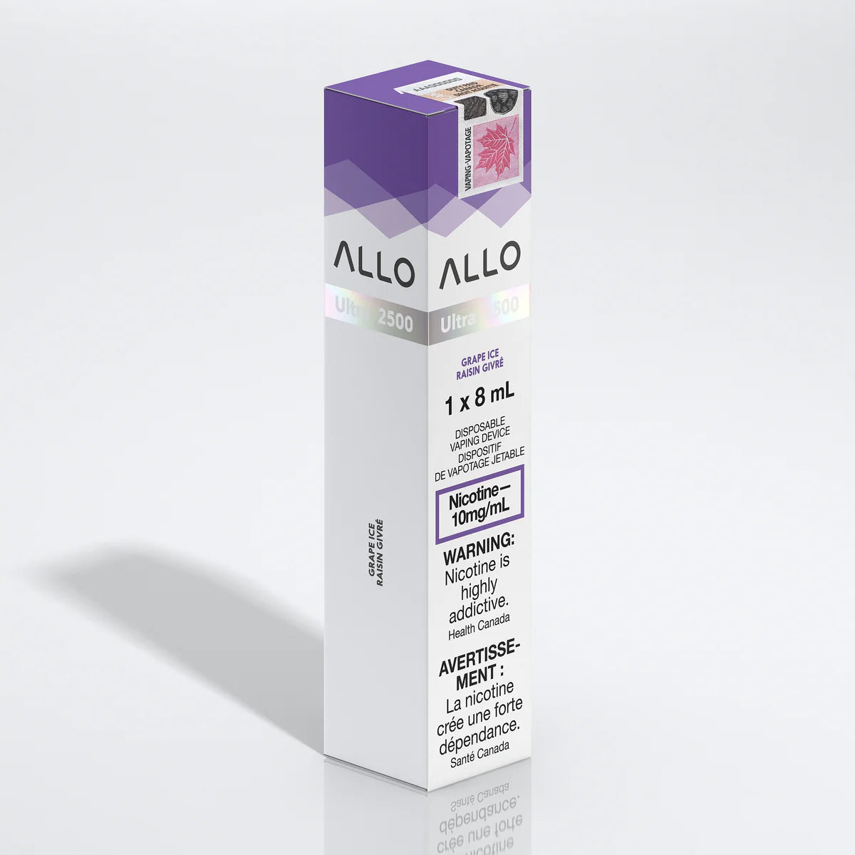 Allo ultra 2500 10mg disposable vape