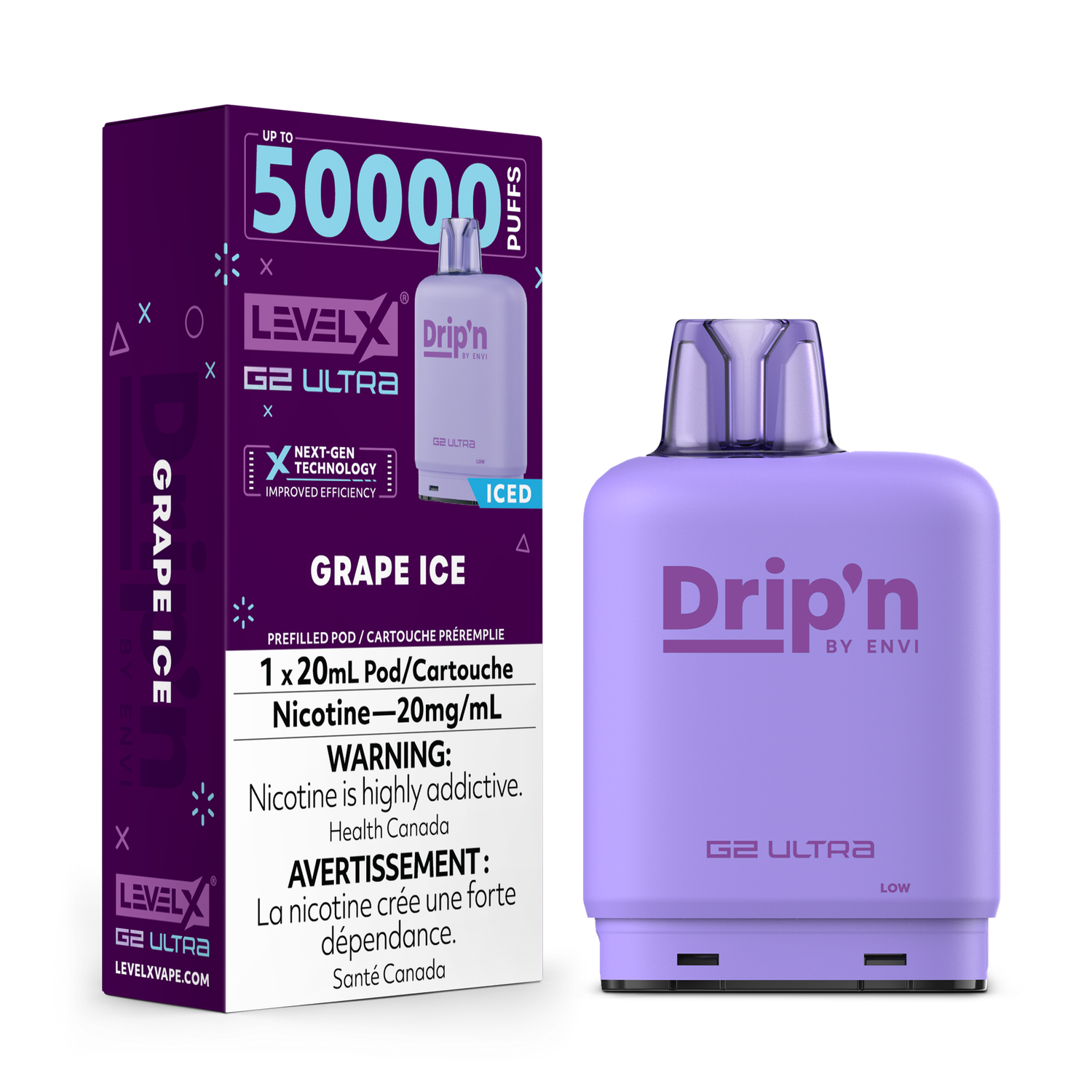 Drip’n Level X pod 50k G2 Ultra