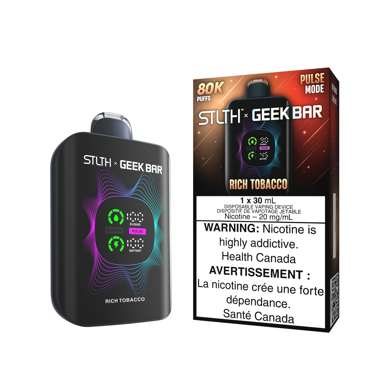 STLTH X GEEK BAR 80K