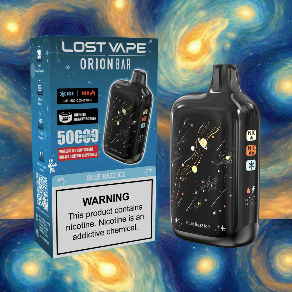 Lost Vape Orion Bar 50k, Blue Razz Ice