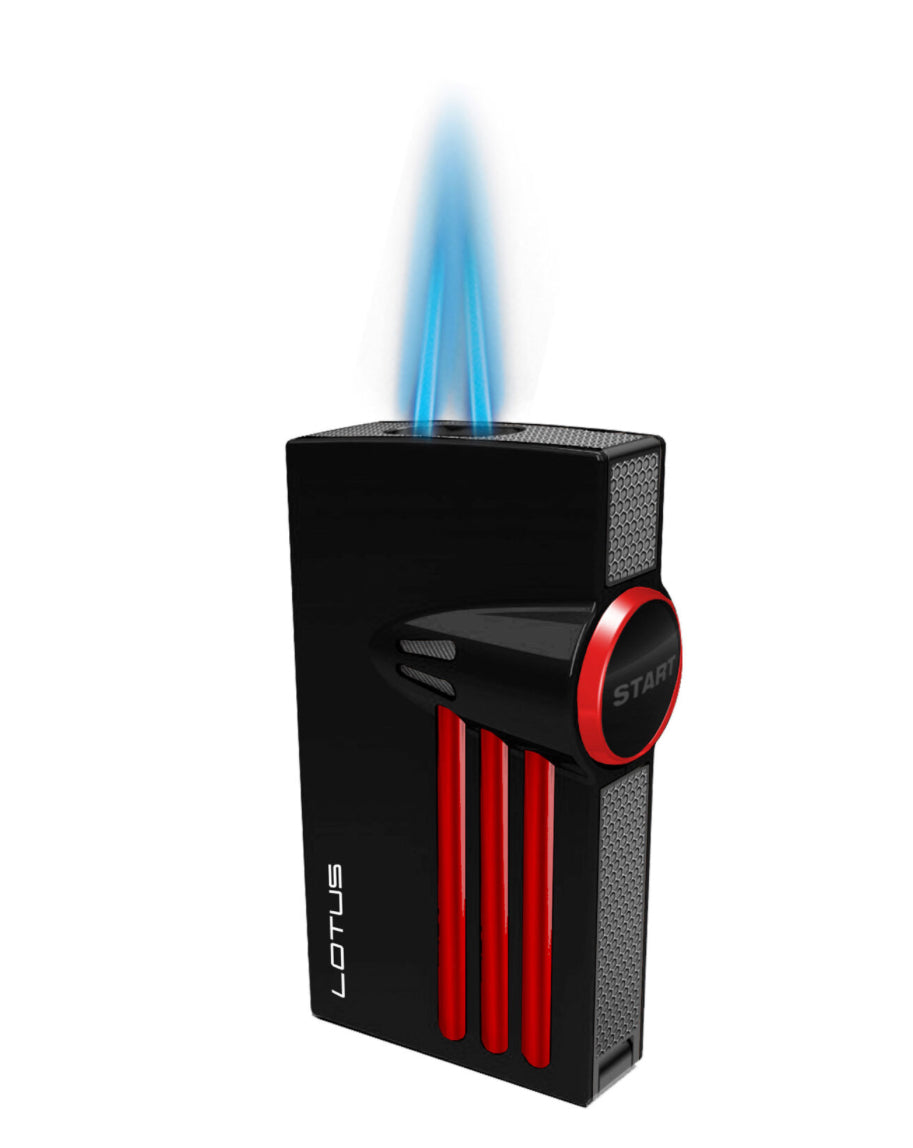 Lotus-torch-lighter-L5230-black-red-stripe
