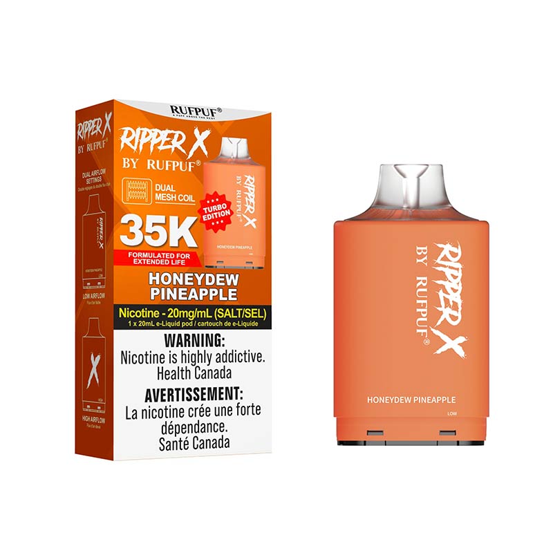 Ruffpuf-Ripper-X-35000-Puffs-Honeydew Pineapple