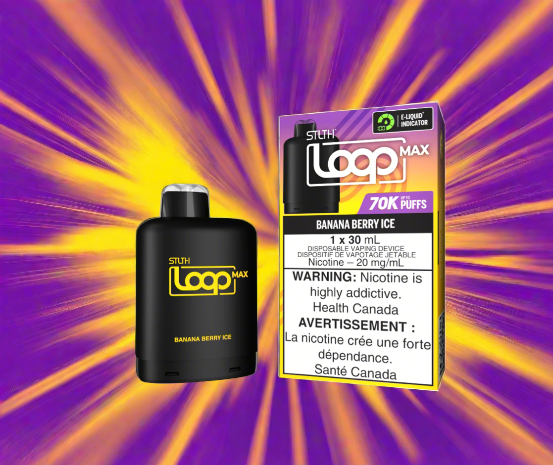 Stlth Loop 70k, Banana Berry Ice
