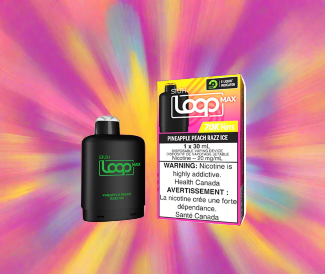 Stlth Loop 70k, Pineapple Peach Razz Ice