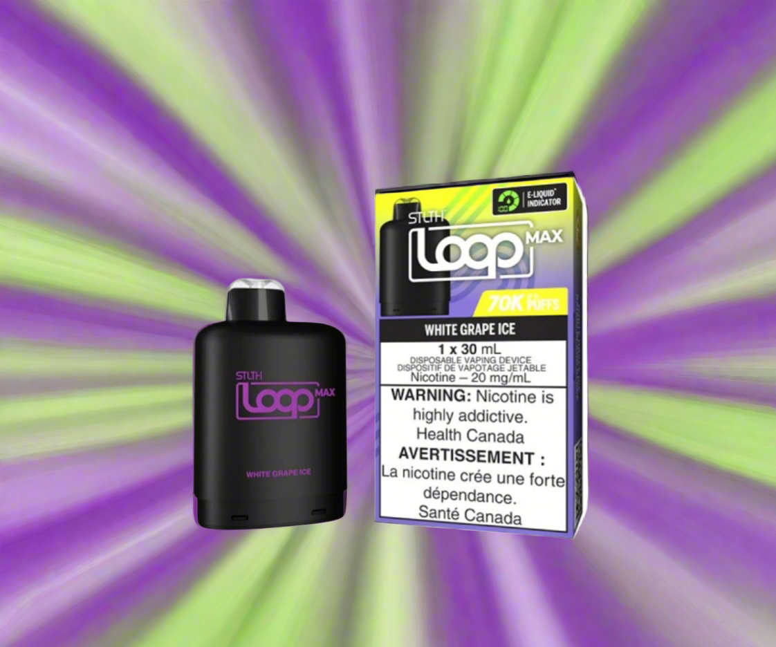 Stlth Loop 70k, White Grape Ice