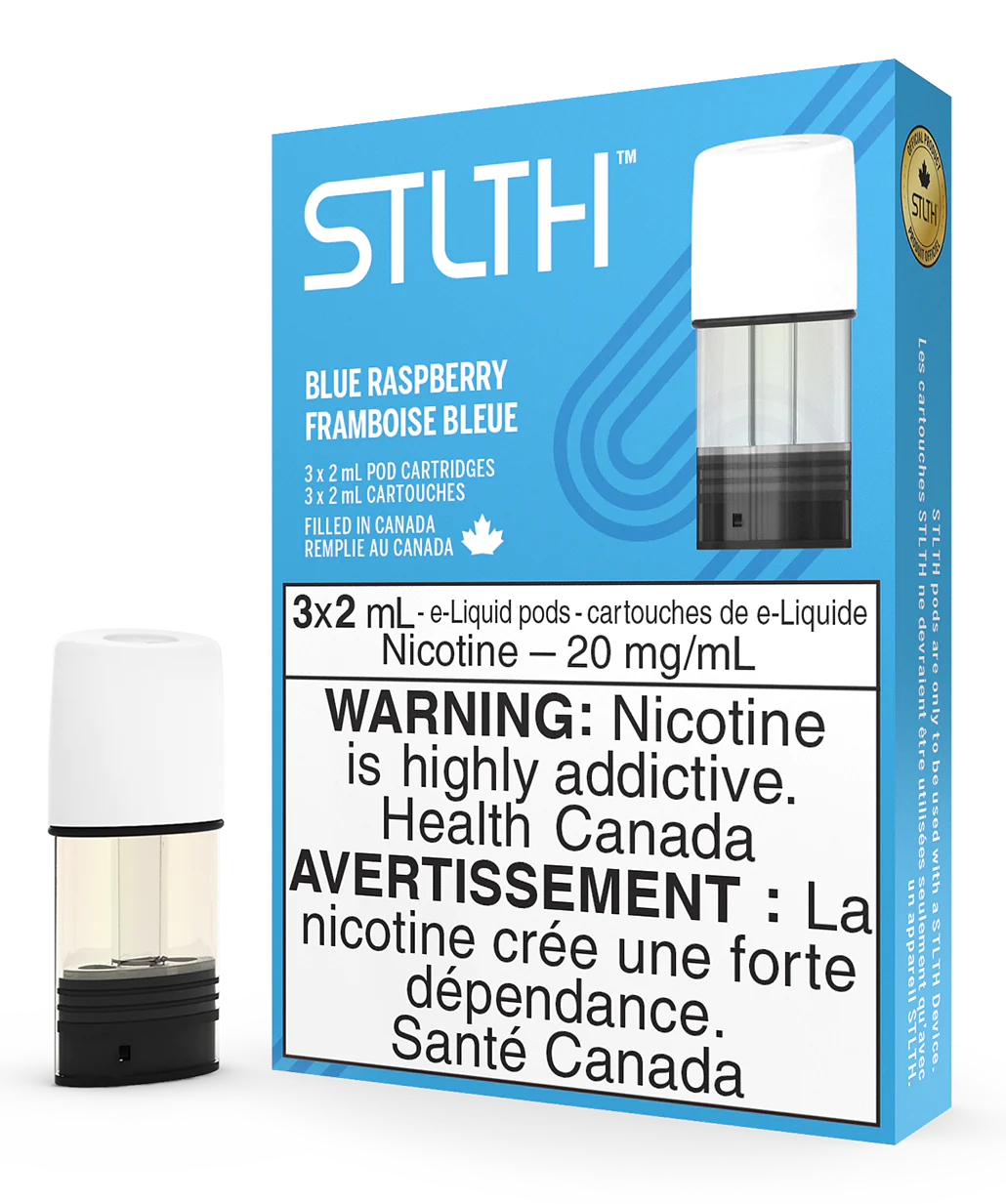 Stlth Pods Blue Raspberry