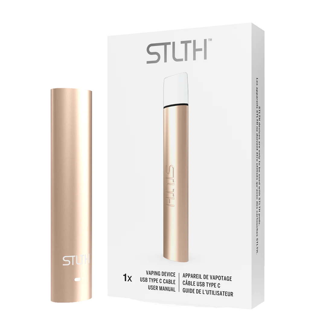 Stlth device rose gold