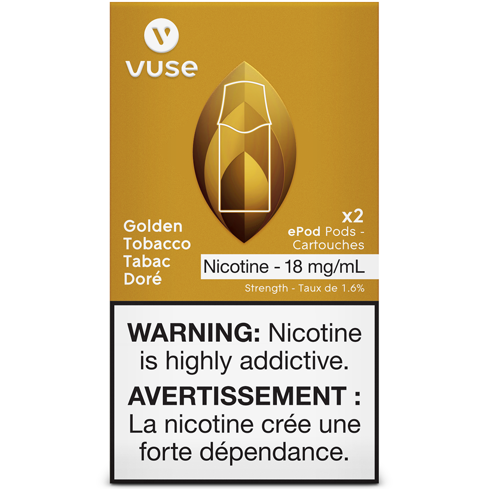 Vuse Pods 18mg Golden Tobacco