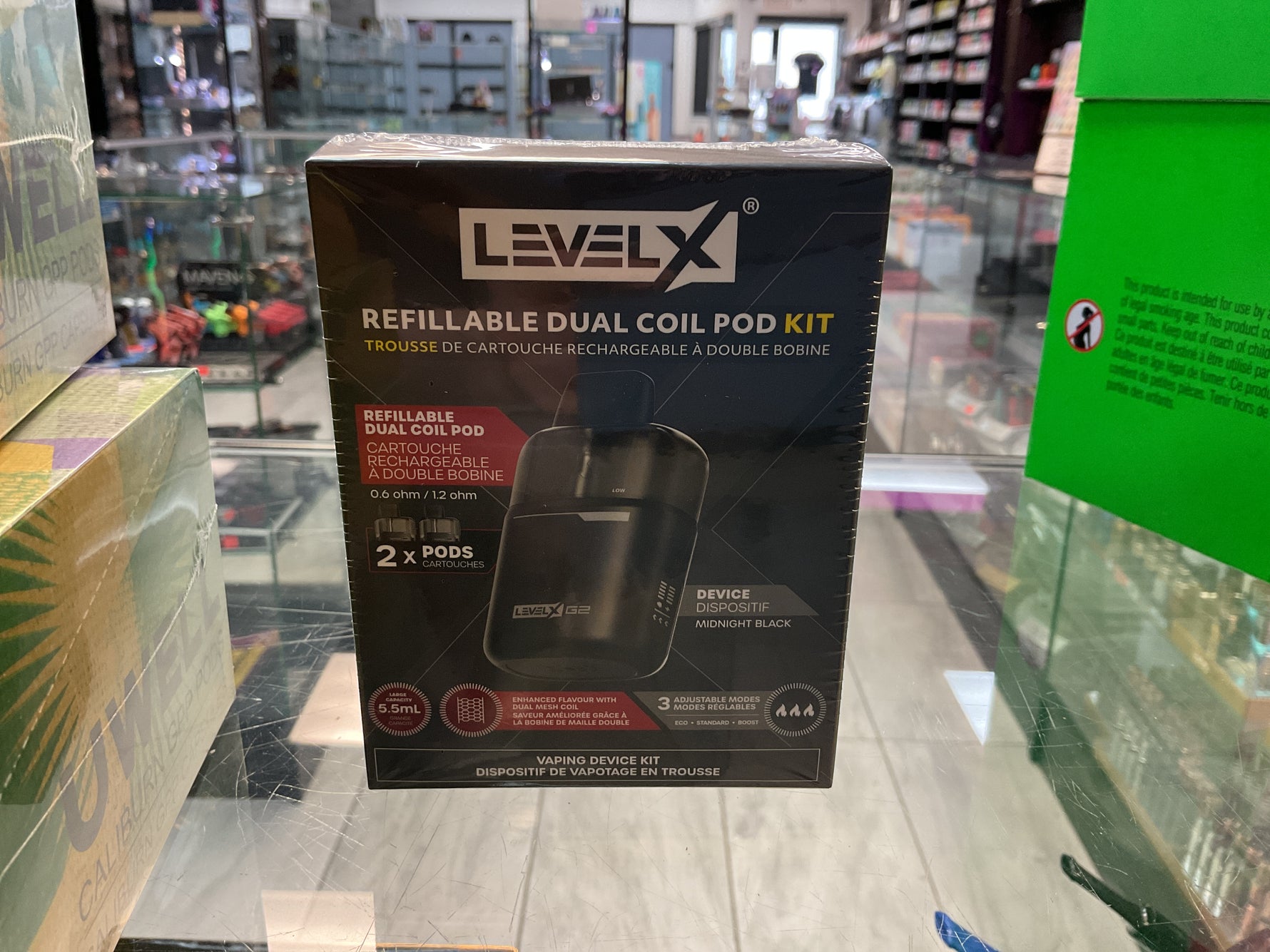 Level X refillable dual coil pod kit