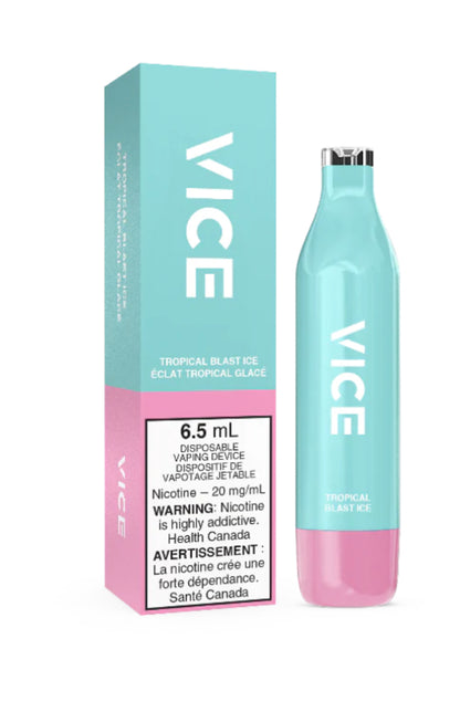 Vice 2500 puff disposable 20mg Tropical Blast ice