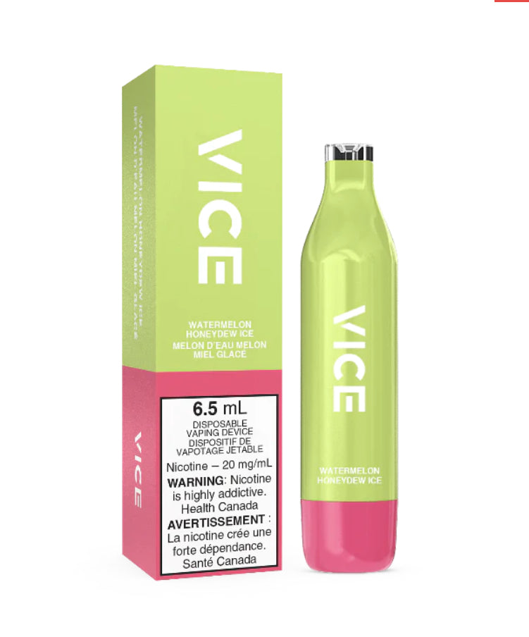 Vice 2500 puff disposable 20mg Watermelon honeydew Cantaloupe