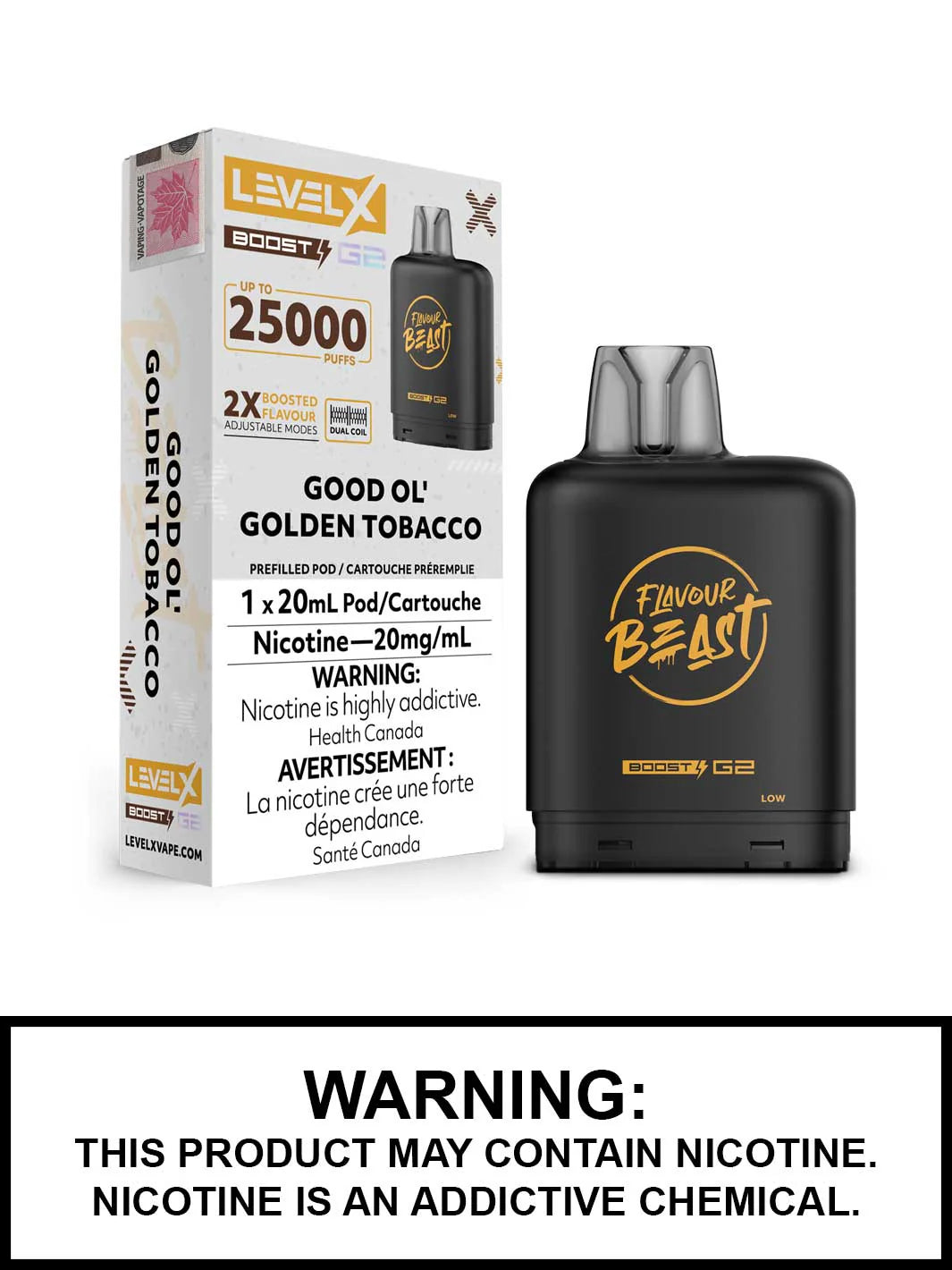 Flavour Beast Level X - Boost G2 25k Pods