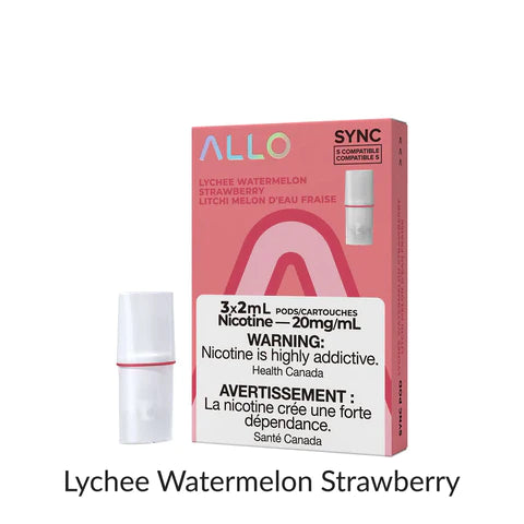 Allo Pods Lychee Watermelon Strawberry