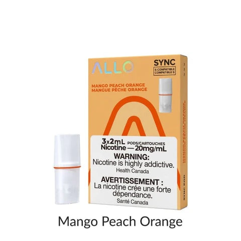 Allo Pods Mango Peach Orange