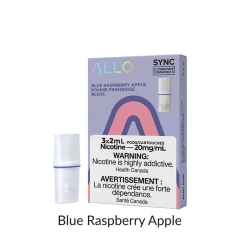 Allo Pods Blue Raspberry Apple