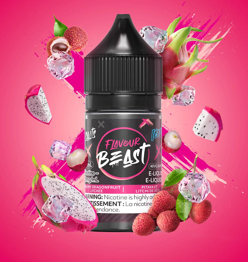 Flavour Beast E-Juice Salt Nic 30ml 20mg Dreamy Dragonfruit Lychee iced