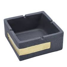 Cement Ashtray Grey Square