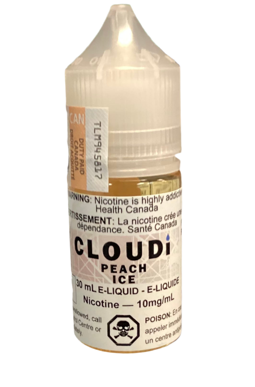 Cloudi E-Liquid Peach Ice