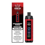 Crown-bar-Al-fakher-10k-pro-hookah-vape-disposable-strawberry punch
