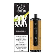 Crown-bar-Al-fakher-30k-hookah-vape-disposable-pineapple ice