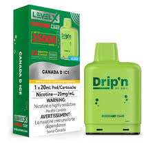 Drip’n-Pods-Level X-25000-Puffs-Canada D Ice