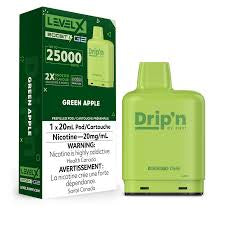 Drip’n-Pods-Level X-25000-Puffs-Green Apple