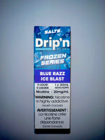 Drip’n by Envi Frozen E-Liquid 30ml-20mg Blue Razz Ice Blast