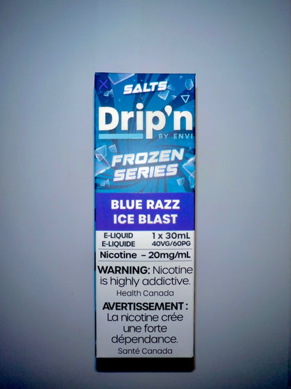 Drip’n by Envi Frozen E-Liquid 30ml-20mg Blue Razz Ice Blast