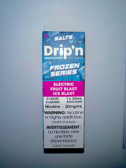 Drip’n by Envi Frozen E-Liquid 30ml-20mg Electric Fruit Blast Ice Blast