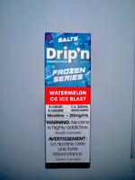 Drip’n by Envi Frozen E-Liquid 30ml-20mg Watermelon CG Ice Blast