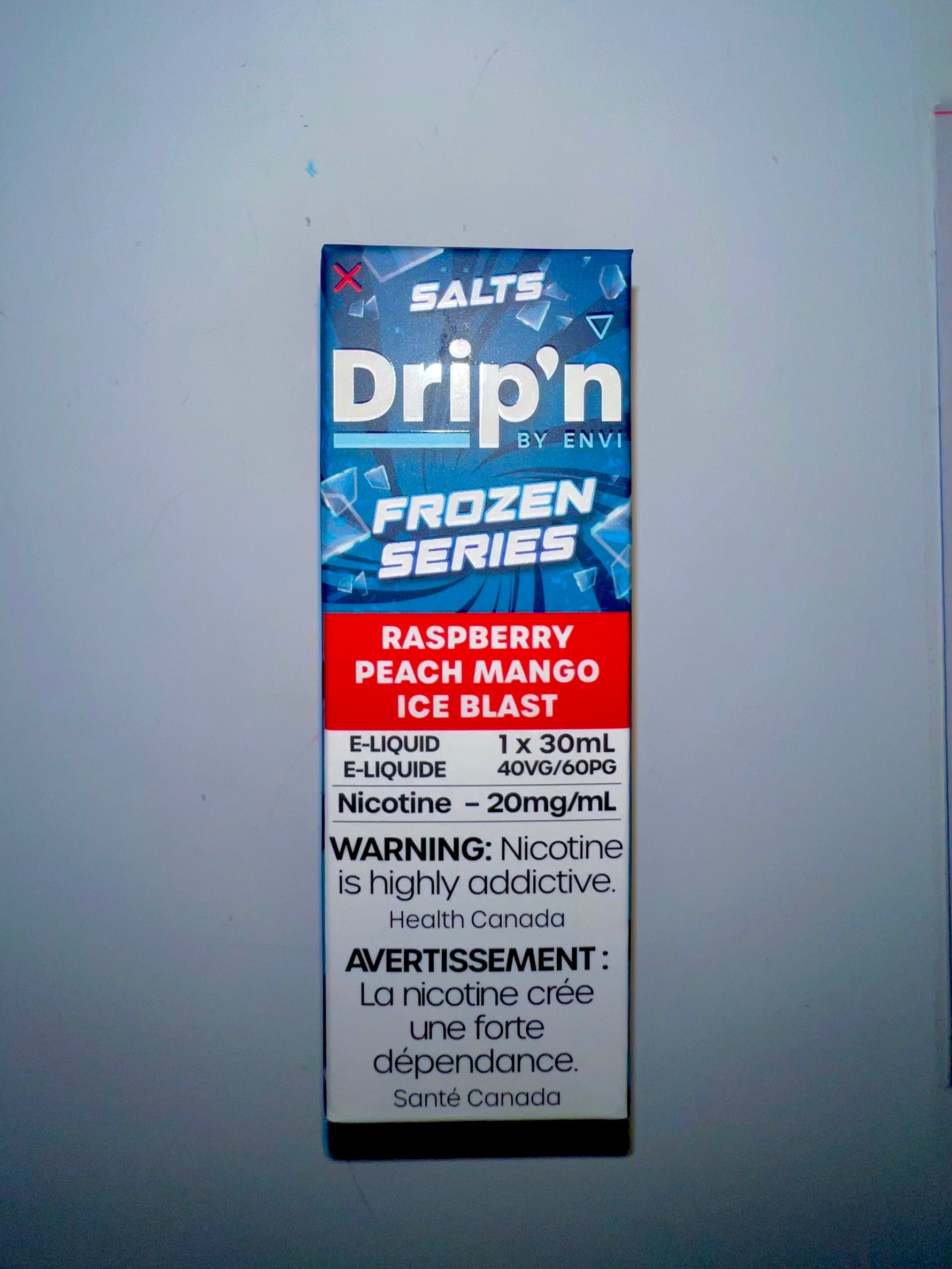 Drip’n E-Juice Frozen Series Raspberry Peach Mango Ice Blast