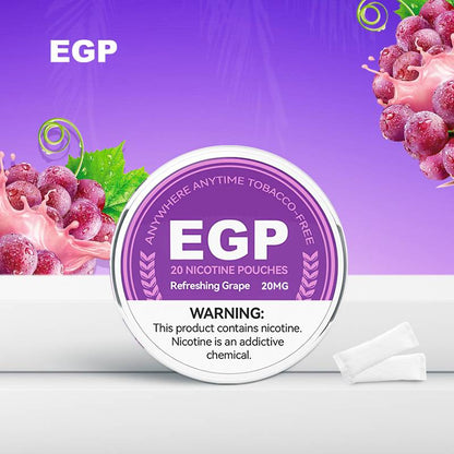 EGP Nicotine Pouches Refreshing Grape 20mg