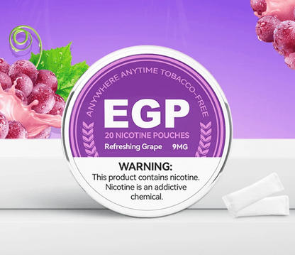 EGP Nicotine Pouches Refreshing Grape 9mg