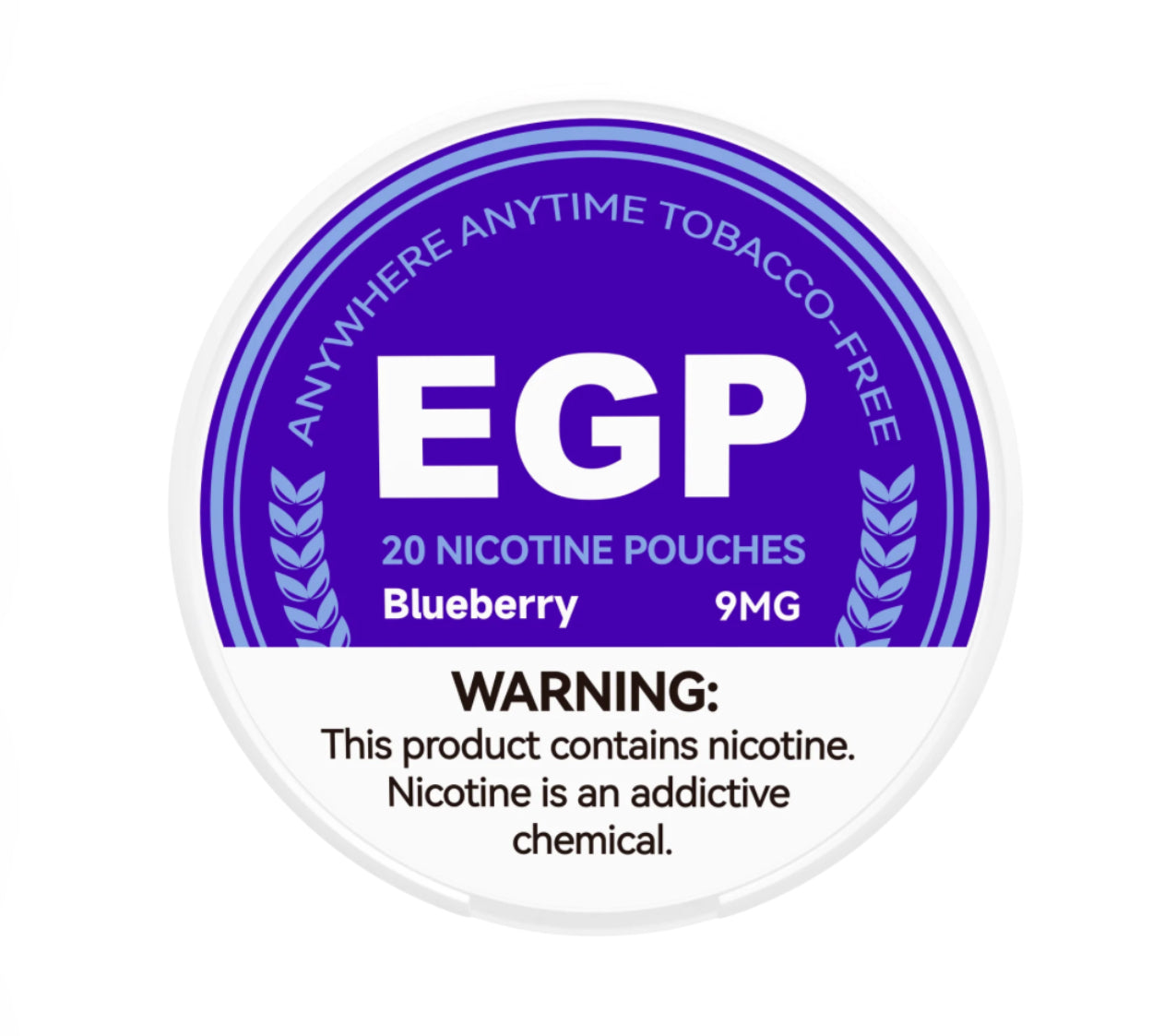 EGP-Nicotine Pouches-Blueberry-9mg